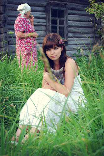 Есть женщины в русских селеньях! Романтика фотосессий в деревенском стиле